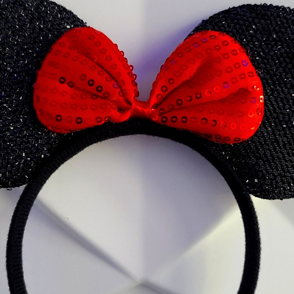 New Minnie Mouse ears headband with bow - Picture 1 of 3